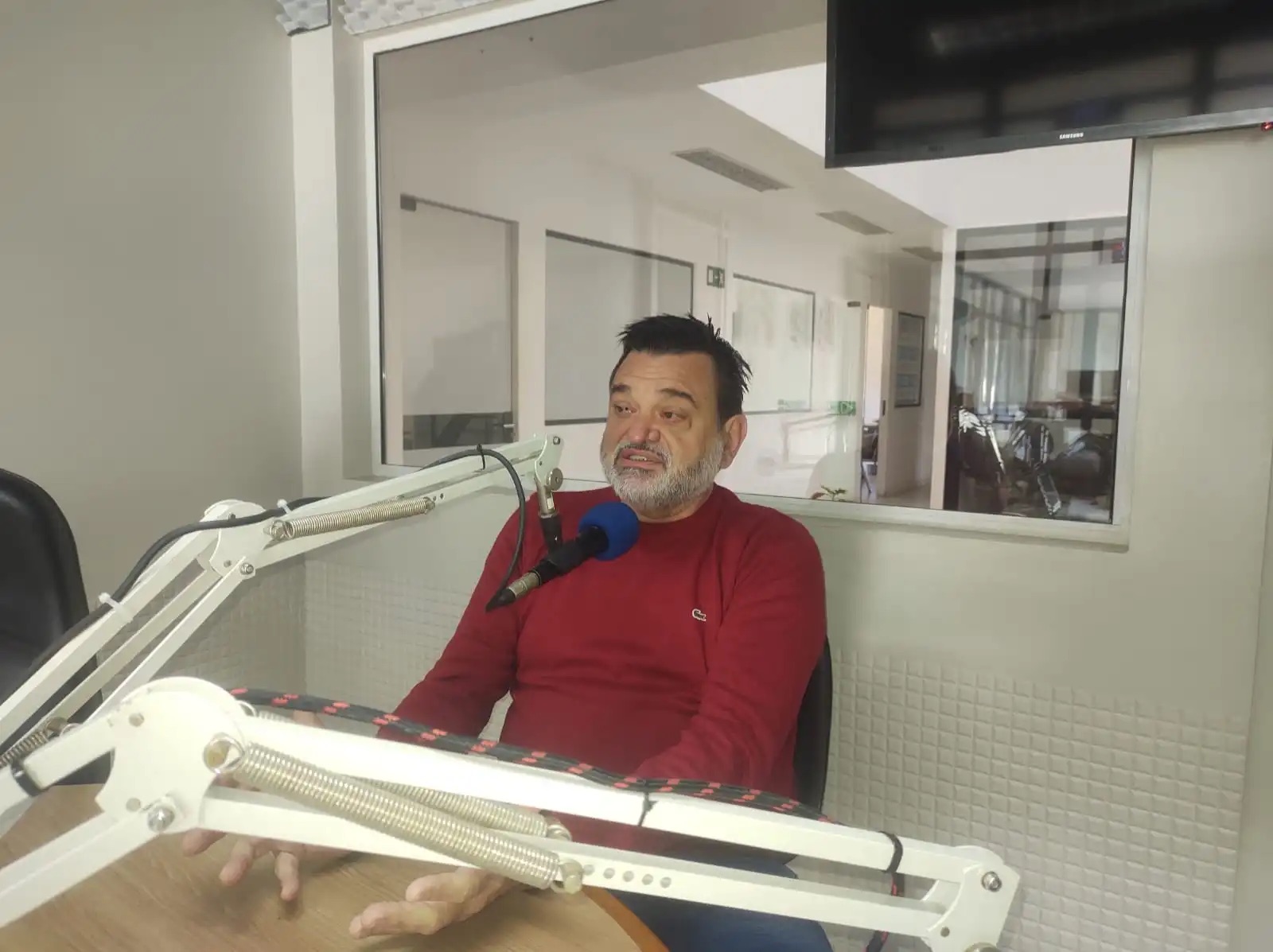 Toninho Sarasá em entrevista para Portal O Correio Crédito:Antônio Sarasá / Crédito: Ronaldo Tonet